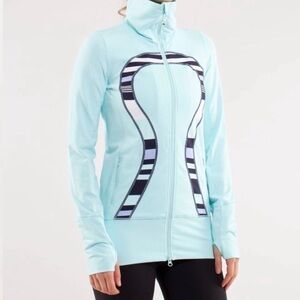 Lululemon Athletica In Stride Jacket 2 Light Turquoise